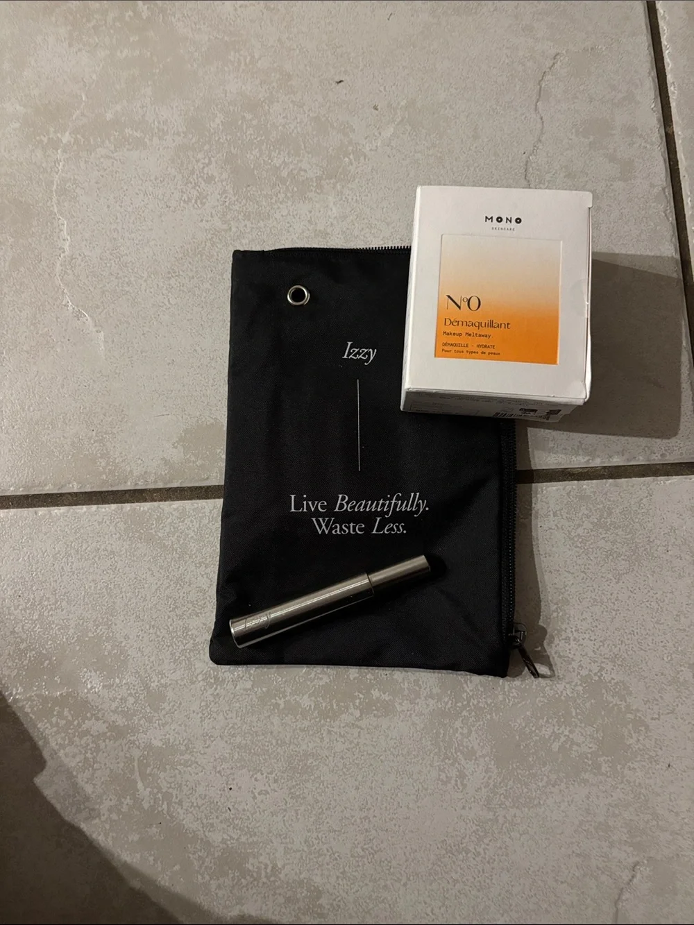 Izzy Zero Waste Mascara Blk Izzy x Mono Lash & Meltaway Duo